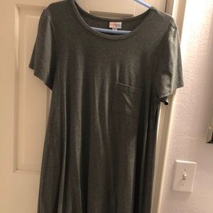 LulaRoe M Solid Grey Carly